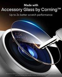 Протектор за Камерата на iPhone 18 Pro, ESR Armorite Pro Cam Glass, Сребрист - 3 Протектор за Камерата на iPhone 18 Pro, ESR Armorite Pro Cam Glass, Сребрист - 3