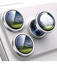 Протектор за Камерата на iPhone 17 Pro Max, Blueo Saphire Crystal Cam Lens Glass, Сребрист - 2