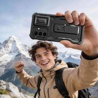 Калъф 360 за Samsung A57, Tech-Protect Kevlar Cam+ 2-Set Case, Черен - 5