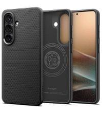 Magsafe Калъф за Samsung S26 Plus, Spigen Liquid Air Mag Fit Matte Black Case, Черен - 1