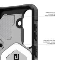 Magsafe Противоударен Калъф за Samsung S26, UAG Pathfinder Clear Case Ash/Black, Черен - 8