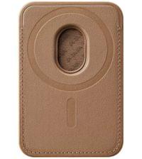 Magsafe Карбонов Калъф за Карти, Pitaka Magnetic Woven Wallet Sunset, Кафяв - 2