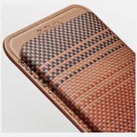 Magsafe Карбонов Калъф за Карти, Pitaka Magnetic Woven Wallet Sunset, Кафяв - 5