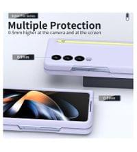 Калъф за Samsung Z Fold 3, GKK Stylus Hard Case, Лилав - 3 Калъф за Samsung Z Fold 3, GKK Stylus Hard Case, Лилав - 3