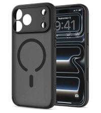 Magsafe Калъф за iPhone 18 Pro Max/ 17 Pro Max, Spigen Ultra Hybrid Frost Mag Fit Case, Черен - 5 Magsafe Калъф за iPhone 18 Pro Max/ 17 Pro Max, Spigen Ultra Hybrid Frost Mag Fit Case, Черен - 5