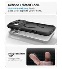 Magsafe Калъф за iPhone 18 Pro Max/ 17 Pro Max, Spigen Ultra Hybrid Frost Mag Fit Case, Черен - 9 Magsafe Калъф за iPhone 18 Pro Max/ 17 Pro Max, Spigen Ultra Hybrid Frost Mag Fit Case, Черен - 9