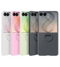 Оригинален Калъф Samsung Z Flip 8, Silicone Ring Magnet Case EF-EF776CGEGWW, Резидав - 5