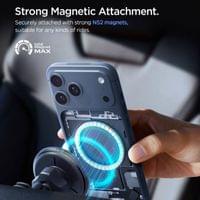 MagSafe Зарядно за Кола, Spigen EV15MAQ Wireless Car Charger Essential 15w, Черен - 5