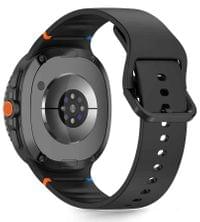 Силиконова Каишка за Samsung Watch 8/ 8 Classic 40/ 44/ 46mm, Tech-Protect Silicone Band, Черен - 2