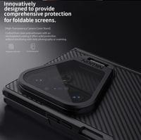Magsafe калъф за Samsung Z Fold 8 Ultra, Nillkin Clear CamShield Prop Mag Case, Черен - 10