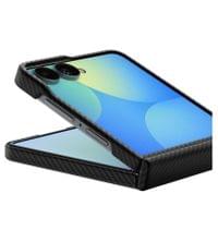 Magsafe Карбонов Калъф за Samsung Z Flip 8, Spigen Airskin Aramid Case, Черен - 3