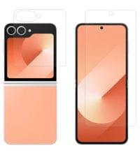 Протектор за Samsung Z Flip 7 FE/ Z Flip 6, TPU Film Set Glass, Прозрачен - 0