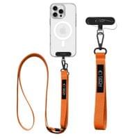 Връзка за Носене на Телефон, Tech-Protect C6S Rope CrossBody, Оранжев - 2