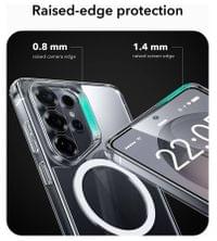 Magsafe Kалъф за Samsung S26 Ultra, ESR Classic Hybrid Magnetic Case, Прозрачен - 3