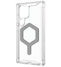 Magsafe Противоударен Калъф за Samsung S24 Ultra, UAG Plyo ice/silver Case, Прозрачен - 2