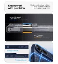 Противоударен Калъф за iPhone 18 Pro/ 17 Pro, Spigen Liquid Air Case, Тъмно Син - 7