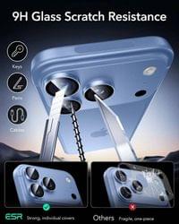 Протектор за Камерата на iPhone 18 Pro Max/ 18 Pro, ESR Armorite Camera Lens Glass, Син - 5 Протектор за Камерата на iPhone 18 Pro Max/ 18 Pro, ESR Armorite Camera Lens Glass, Син - 5