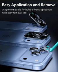 Протектор за Камерата на iPhone 18 Pro Max/ 18 Pro, ESR Armorite Camera Lens Glass, Син - 6 Протектор за Камерата на iPhone 18 Pro Max/ 18 Pro, ESR Armorite Camera Lens Glass, Син - 6