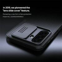 Калъф с Плъзгач за Камера за Samsung A37, Nillkin CamShield Pro Case, Черен - 6