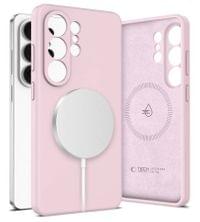 Magsafe Калъф за Samsung S26 Ultra, Tech-Protect Silicone Case, Розов - 1