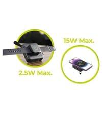 Magsafe Външна Батерия, Mobile Origin Combo Travel Charger 10000mAh 22.5W, Черен - 12
