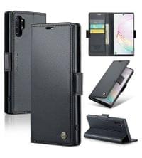 Кожен Калъф за Samsung Note 10 Plus, RFID Blocking Book Case, Черен - 10 Кожен Калъф за Samsung Note 10 Plus, RFID Blocking Book Case, Черен - 10