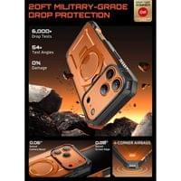 Magsafe Калъф за iPhone 17 Pro, Supcase UB Grip Pro Coral Case, Оранжев - 3