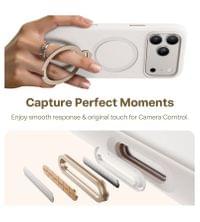 Magsafe Калъф за iPhone 18 Pro Max/ 17 Pro Max, Torras QPRO Silicone Mag Case, Бял - 3