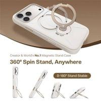 Magsafe Калъф за iPhone 18 Pro Max/ 17 Pro Max, Torras QPRO Silicone Mag Case, Бял - 4