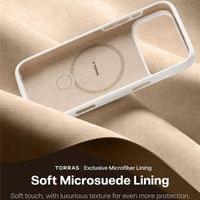 Magsafe Калъф за iPhone 18 Pro Max/ 17 Pro Max, Torras QPRO Silicone Mag Case, Бял - 5