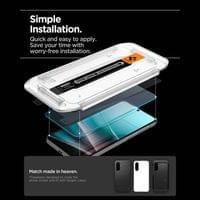 Стъклен Протектор за Samsung A37, Spigen EZ Fit Glass tR, Прозрачен - 3 Стъклен Протектор за Samsung A37, Spigen EZ Fit Glass tR, Прозрачен - 3
