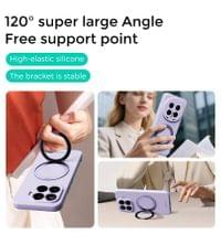 MagSafe Силиконов Калъф за Xiaomi 17T Pro, Liquid Silicone Case, Лилав - 4 MagSafe Силиконов Калъф за Xiaomi 17T Pro, Liquid Silicone Case, Лилав - 4