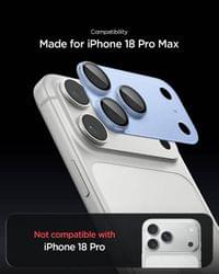 Протектор за Камерата на iPhone 18 Pro Max, Spigen EZ Fit Optik Pro XL Glas.tR, Син - 10 Протектор за Камерата на iPhone 18 Pro Max, Spigen EZ Fit Optik Pro XL Glas.tR, Син - 10