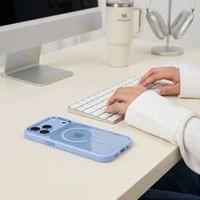 Magsafe калъф за iPhone 18 Pro/ 17 Pro, Tech-Protect MagMat CC Case, Син - 4