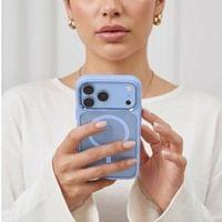 Magsafe калъф за iPhone 18 Pro/ 17 Pro, Tech-Protect MagMat CC Case, Син - 5
