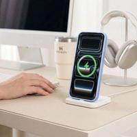 Magsafe калъф за iPhone 18 Pro/ 17 Pro, Tech-Protect MagMat CC Case, Син - 8