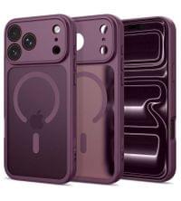Magsafe Калъф за iPhone 18 Pro/ 17 Pro, Tech-Protect BasicMag Matte Case, Бордо - 1