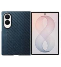 Оригинален Калъф за Samsung Z Fold 8, Carbon Magnet Case EF-KF971SNEGWW, Син - 3