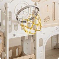 Детски приключенски център за игра 11 в 1 с пързалка,... - 2