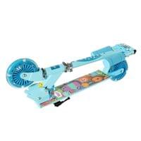 Сгъваема тротинетка за деца с две светещи колела – синя - 2