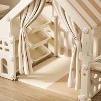 Пластмасова детска къщичка за игра с маса за конструктори - 2