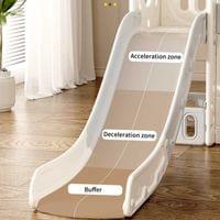 Детски център за игра с пързалка, къща и баскетболен кош - 6