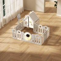 Детска къщичка с ограда и баскетболен кош - Космонавт - 1