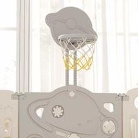 Детска къщичка с ограда и баскетболен кош - Космонавт - 5