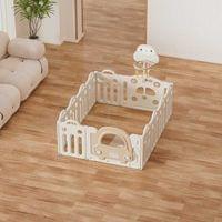 Бебешка ограда с баскетболен кош и табло с активности -... - 1