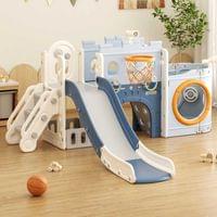 Мултифункционален детски център Кораб с пързалка, тунел и... - 2