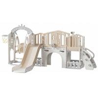 Мини детска крепост за игра с пързалка - 1