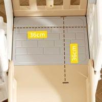 Мини детска крепост за игра с пързалка - 2