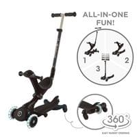 Тротинетка 5 в 1 GLOBBER GO UP DELUXE LIGHTS 360° - 9 Тротинетка 5 в 1 GLOBBER GO UP DELUXE LIGHTS 360° - 9