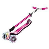 Тротинетка Elite Prime със светещи колела - Розова - 2